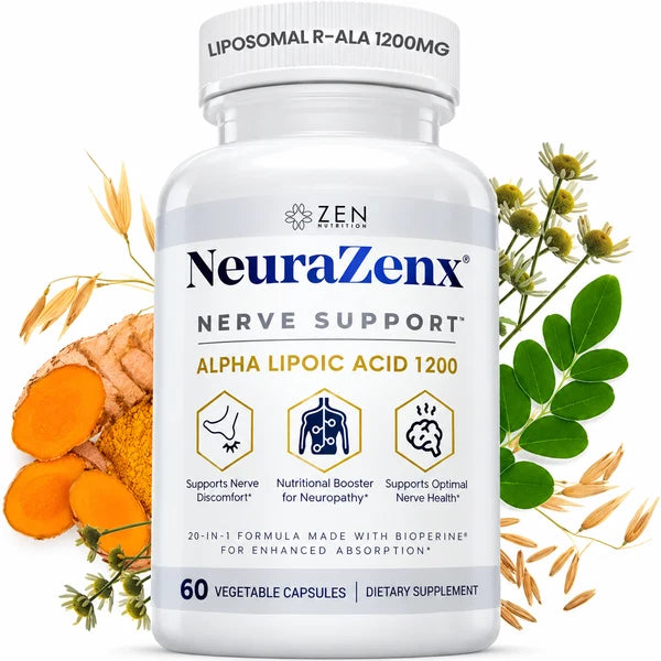 NeuraZenx - Alivio para la neuropatía, 60 capsulas